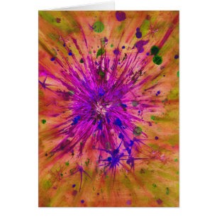 Étoile de Noël abstraite aquarelle