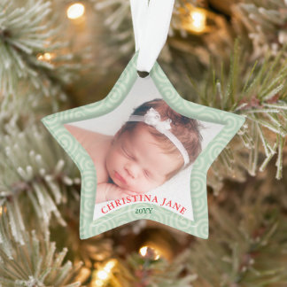 Étoile de Noël pour la première photo de Noël de b