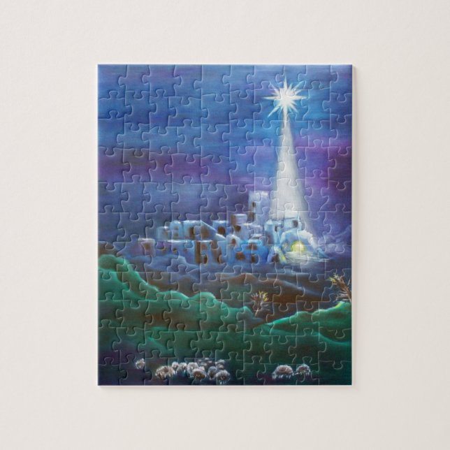 Étoile de puzzle de Bethlehem (Vertical)