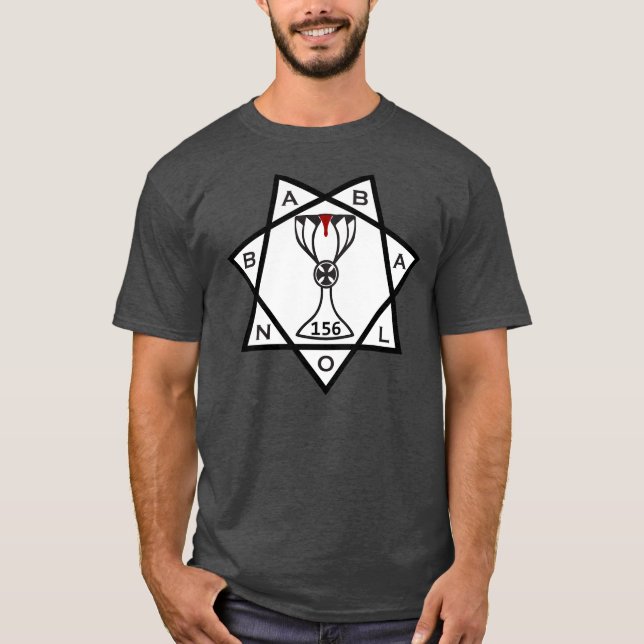 Étoile de T-shirt de logo de Babalon (Devant)