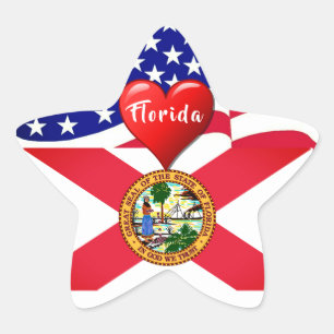 Étoile Découvrez Florida Sticker