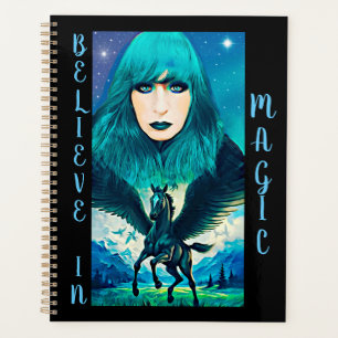 Étoile déesse et noir Imaginaire Pegasus Abstrait