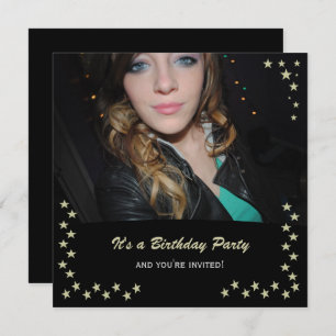 Étoile d'or : Invitations de partie d'image