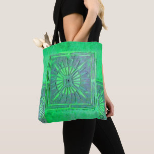 ÉTOILE DU MATIN, Sac Bleu VertTote