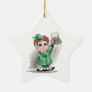 Étoile En Céramique Bravo irlandais ! Ornement Star