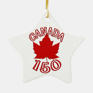Étoile En Céramique Canada 150 Ornement Personnalisé Canada Souvenirs