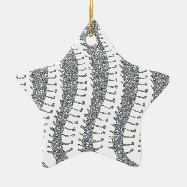 Étoile En Céramique Épines et ornement d'étoile de parties (Devant)