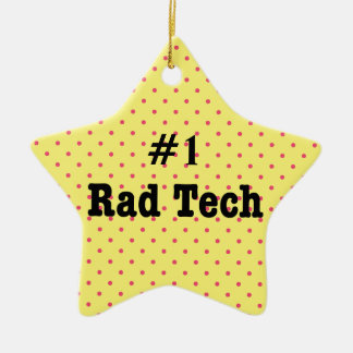 Étoile En Céramique Numéro un ornement de technologie de rad