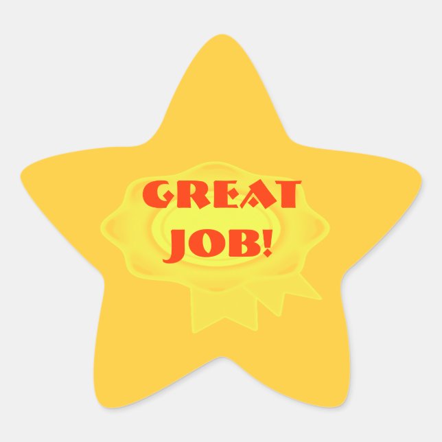 Étoile Grand Sticker Job Star (Devant)