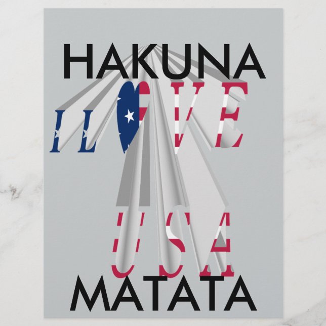Étoile : Graphic I Love USA Design (Devant)