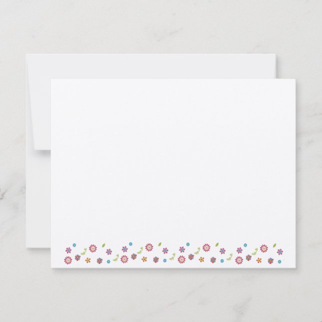 Étoile juive Fleur de David Bat mitzvah RSVP (Devant)