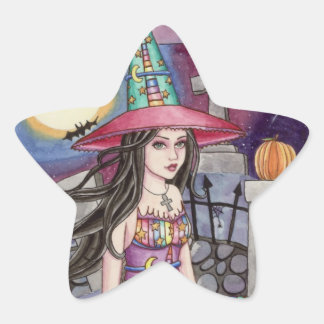Étoile Kamaria - Sticker pour sorcière arc-en-ciel