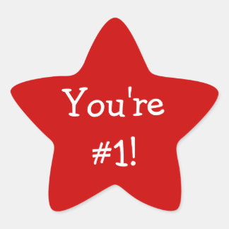 Étoile Red Star Vous êtes le Sticker n°1