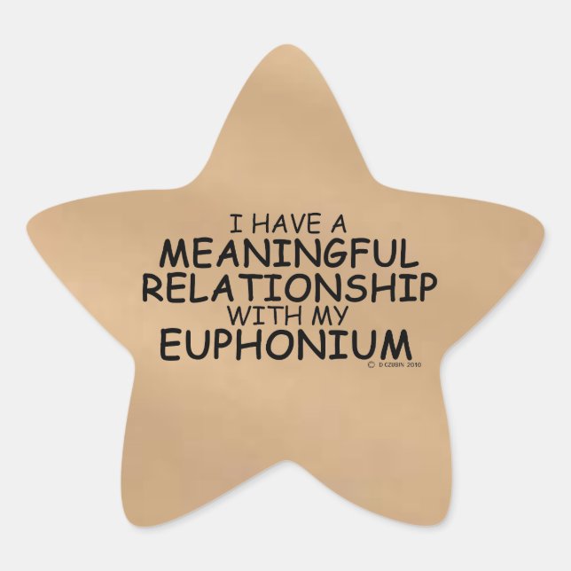Étoile Relation significative Sticker Euphonium Star (Devant)