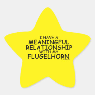 Étoile Relation significative Sticker Flugelhorn Star