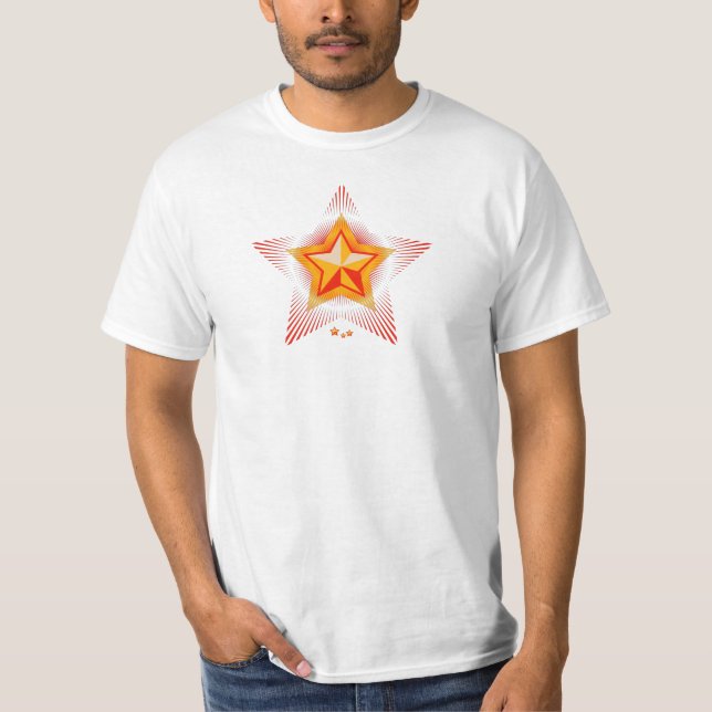 Étoile rouge du communisme T-shirt homme à valeur  (Devant)