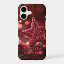 Étoile rouge scintillante