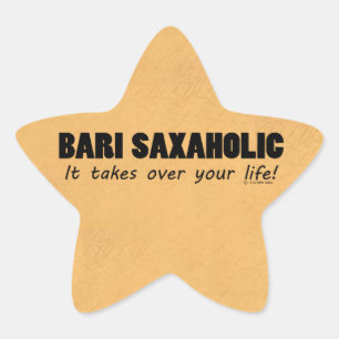 Étoile Sticker Bari Saxaholic Life Star