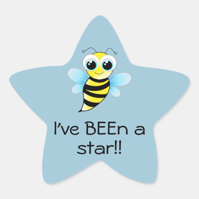 Étoile Sticker Bee Star (Devant)
