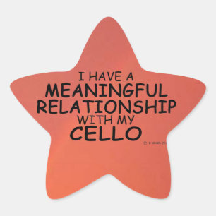 Étoile Sticker Cello Star