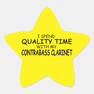 Étoile Sticker Clarinet Star pour la qualité du temps de 