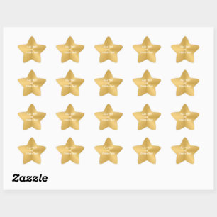 Étoile Sticker Gold Star