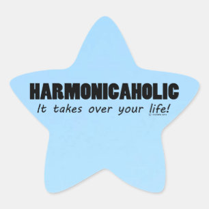 Étoile Sticker Harmonicaholic Life Star