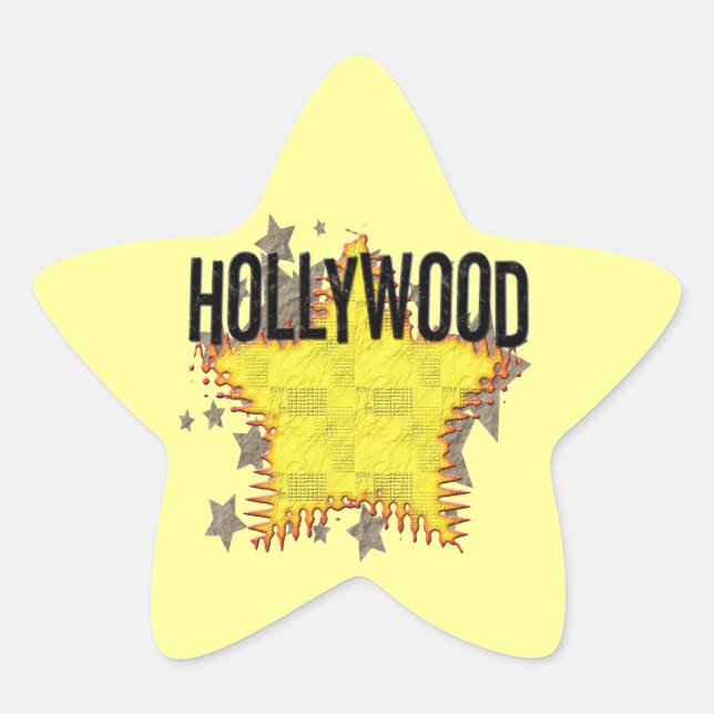 Étoile Sticker hollywoodien ! (Devant)