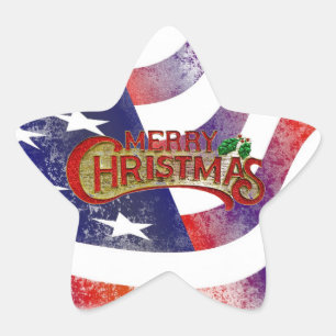 Étoile Sticker Joyeux Noël
