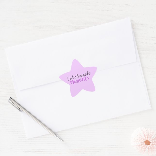Étoile Sticker Moments incroyables (Enveloppe)