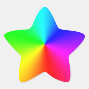 Étoile Sticker Rainbow Star