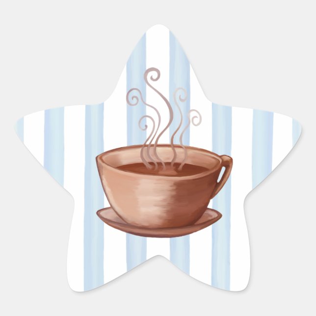 Étoile Sticker Star Coffee Cup (Devant)