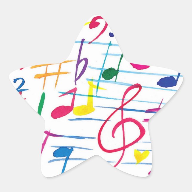 Étoile Sticker Star Musical (Devant)