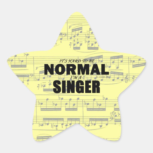 Étoile Sticker Star Singer Normal (Devant)