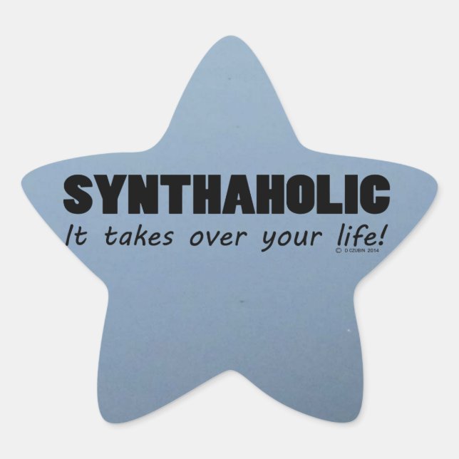 Étoile Sticker Synthaholic Life Star (Devant)