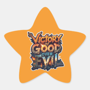 Étoile Symbole de triomphe Dussehra 2025 - Sticker découp