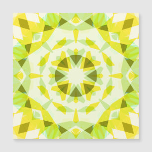 Étoile verte jaune vif Dopamine Décor Magnet
