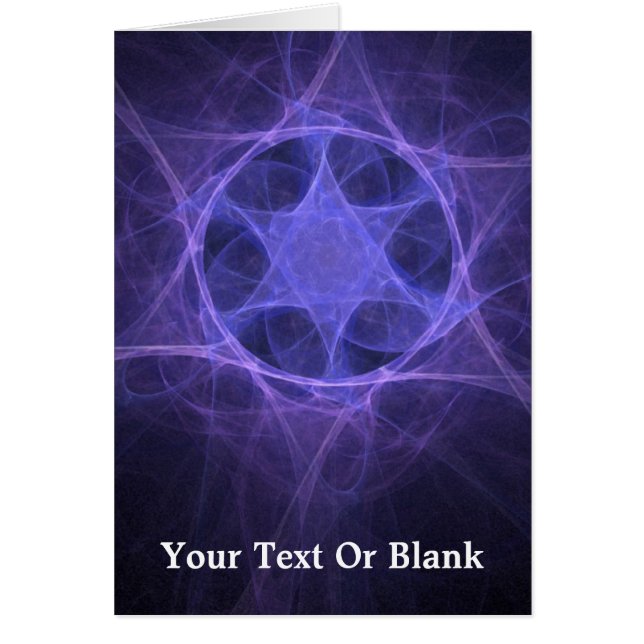 Étoile Violette Fractée De David (Devant)