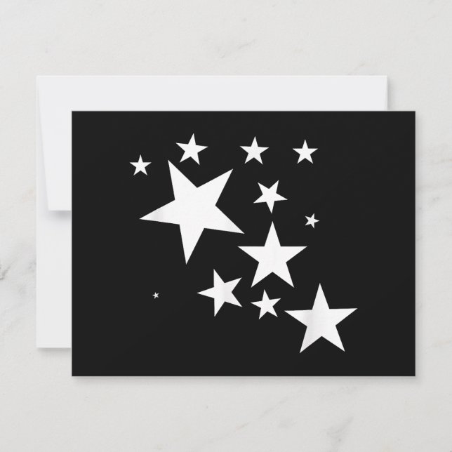 Étoiles Blanches Star-Motif-Design Costume cadeau (Devant)