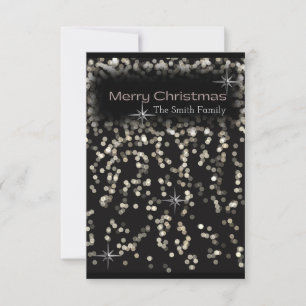 étoiles brillantes noires et blanches