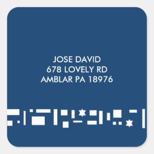 Étoiles & Carrés RÉPONDRE RETOUR ADDRES étiquettes