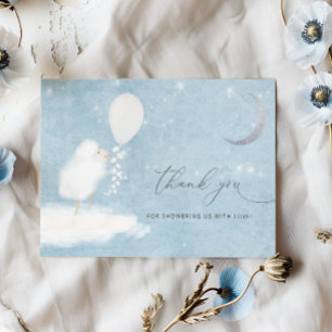 Étoiles célestes de lune et Merci de Baby shower d