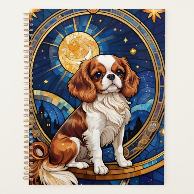 Étoiles Ciel en verre de Cavalier King Charles (Devant)