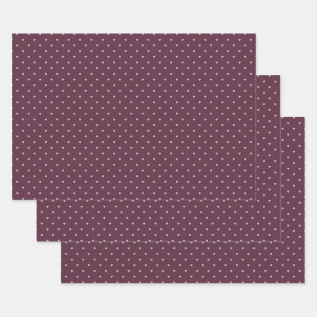 Étoiles dans les coeurs sur le jeu de papier d'enr (Lot)
