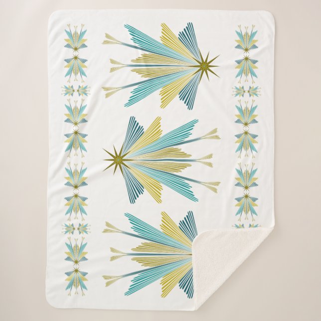 Étoiles de fée Grande couverture Sherpa (Devant)