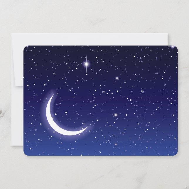 Étoiles de lune et de scintillement (Devant)