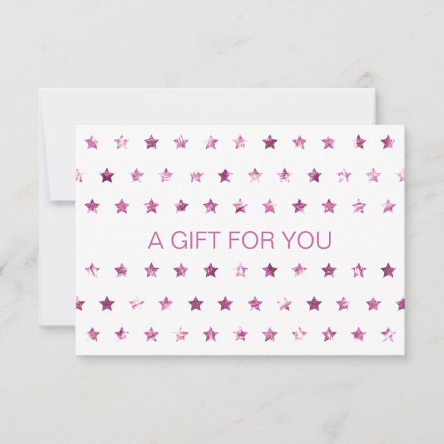 Étoiles de Parties scintillant de CERTIFICAT D'ENT (Devant)