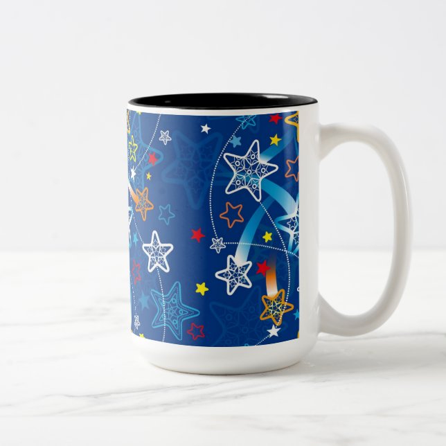 Étoiles de tir décoratif Motif Mug (Droit)