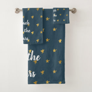 Étoiles d'or bleu bleu marine