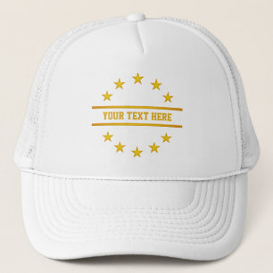 ÉTOILES D'OR PERSONNALISÉES casquette - choisissez